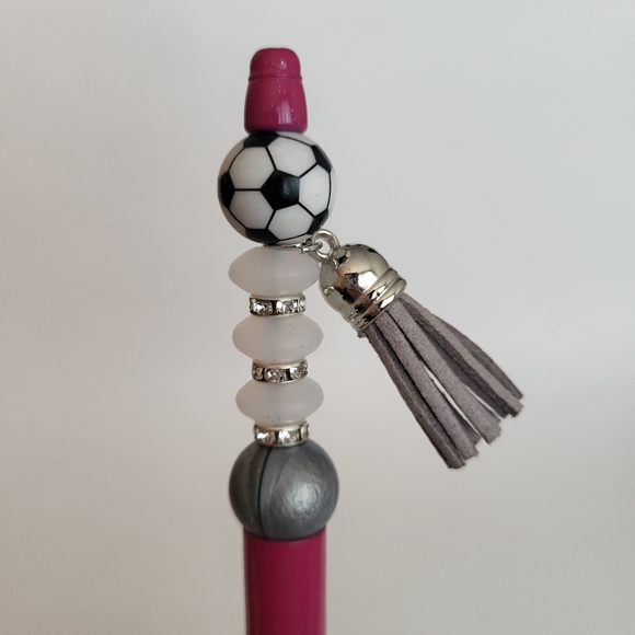 Beaded Pen Football Basketball Soccer Sports Lover Games Syracuse Buffalo Bills - Picture 3 of 5